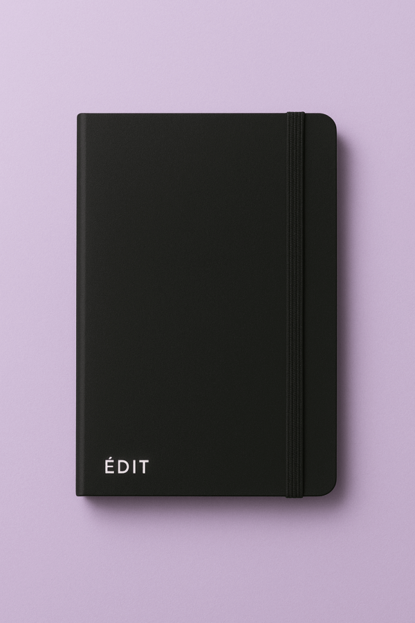 Carnet modulable classique ÉDIT, papeterie personnalisable pour écrire et dessiner